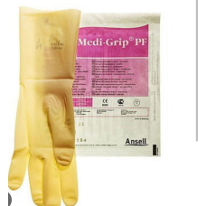 Рукавиці хірургічні стерильні латексні не опудрені Medi-Grip PF